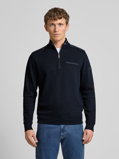 bugatti Sweatshirt mit Label-Detail Marine 4