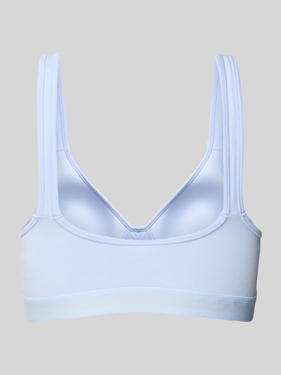 TOMMY HILFIGER Push-Up-Bralette aus Baumwoll-Mix Hellblau 3