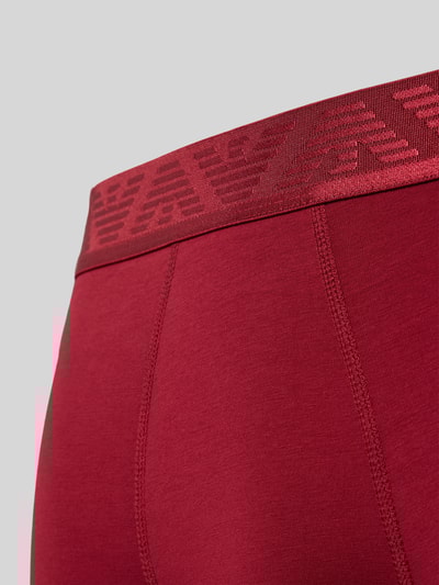 Emporio Armani Trunks mit Label-Bund im 3er-Pack Rot 2