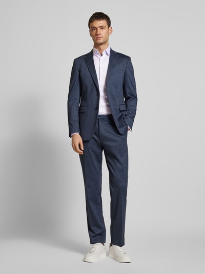 Jake*s Slim Fit Business-Hemd mit Kentkragen Flieder 1