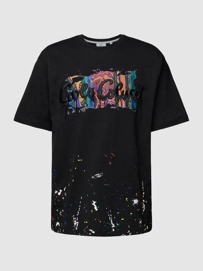 CARLO COLUCCI T-Shirt mit Motiv-Print Black 2