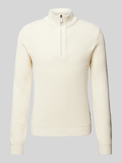 HECHTER PARIS Gebreide pullover met opstaande kraag Offwhite - 2