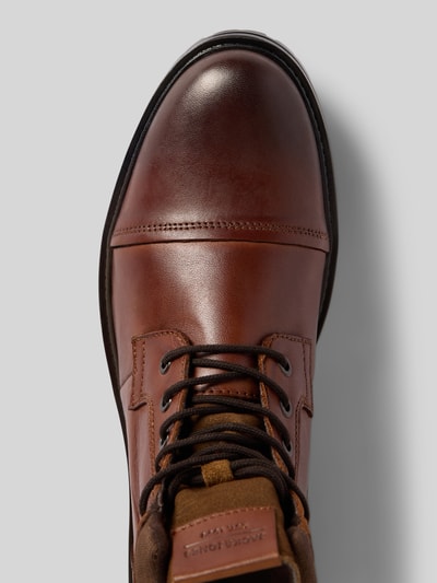 Jack & Jones Veterlaarzen met labeldetail, model 'DEXTER' Cognac - 3