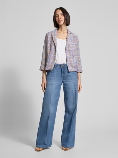 More & More Blazer met structuurmotief  - 1