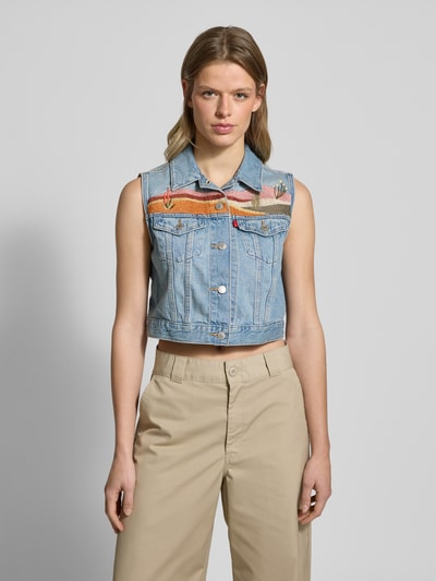 Levi's® Jeansweste mit Brustpattentaschen Jeansblau 4