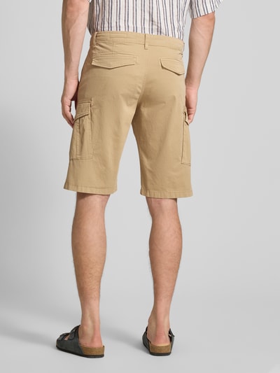 s.Oliver RED LABEL Relaxed Fit Cargoshorts aus Baumwoll-Mix Beige 5