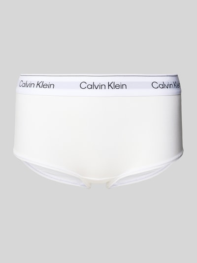 Calvin Klein Underwear Slips met logostitching, model 'Boyleg' Wit - 1