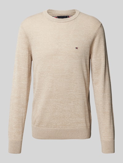 Tommy Hilfiger Gebreide pullover met ribboorden Beige - 2