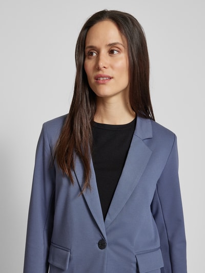 FREE/QUENT Blazer met reverskraag, model 'Nanni' Blauw - 3