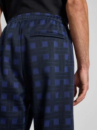 Kenzo Straight Fit Sweathose mit Gesäßtasche Dunkelblau 3