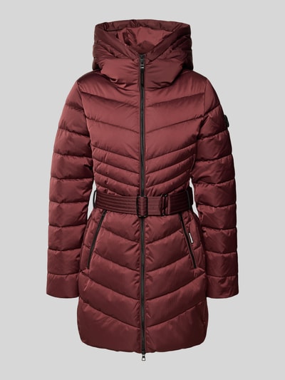 khujo Regular Fit Steppmantel mit Kapuze Modell 'KINA' Bordeaux 2
