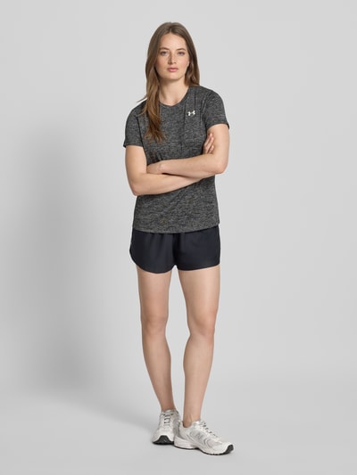 Under Armour T-Shirt mit Label-Print Black 1