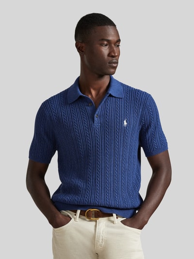 Polo Ralph Lauren Koszulka polo z czystej bawełny o kroju regular fit Granatowy 4