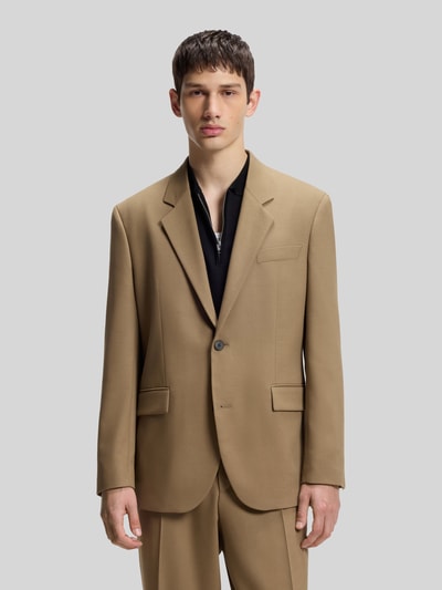 HUGO Regular Fit Sakko mit Viskose-Anteil Modell 'Karlo243X' Beige 4