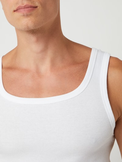 Tom Tailor Tanktop aus Baumwolle im 2er-Pack Weiss 2