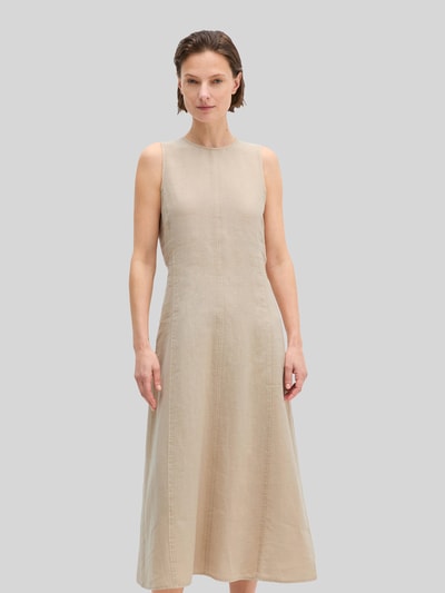Marc O'Polo Körpernahes Midikleid aus reinem Leinen Sand 4