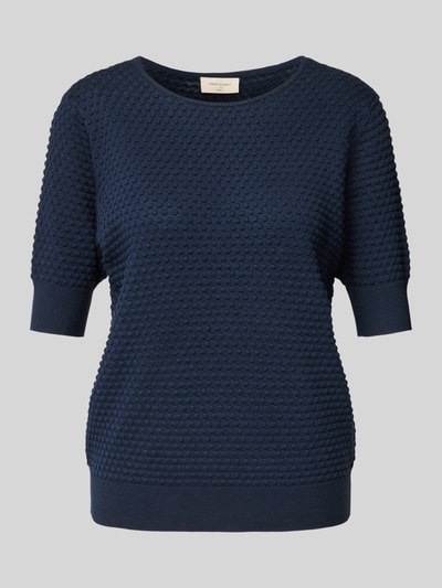 FREE/QUENT Strickpullover mit 1/2-Ärmel Modell 'Dodo' Marine 2