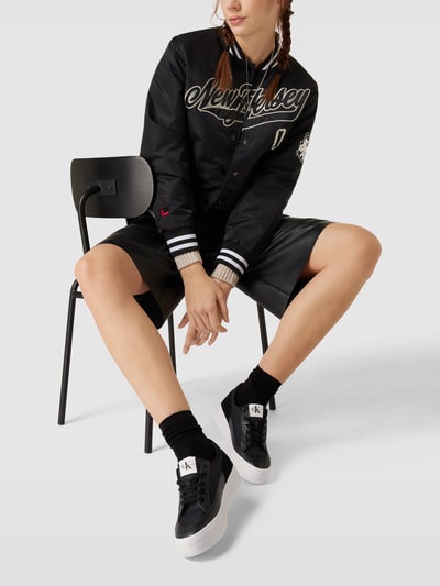 Calvin Klein Jeans Plateau-Sneaker mit Label-Details Schwarz 1