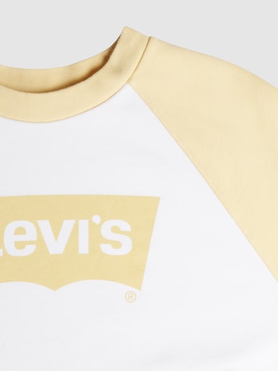 Levi's® Cropped Sweatshirt aus Baumwolle  Weiss 2