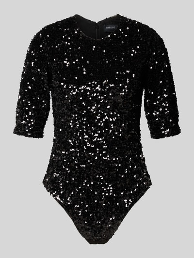 Bardot Body mit Paillettenbesatz Modell 'CAMMIE' Black 2