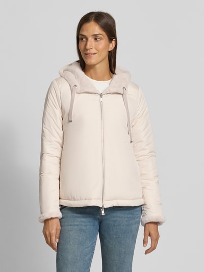 WHITE LABEL Jack met imitatiebont Ecru - 6