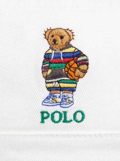 Polo Ralph Lauren Teens Czapka typu bucket hat z haftem ‘Polo Bear’  Biały 2