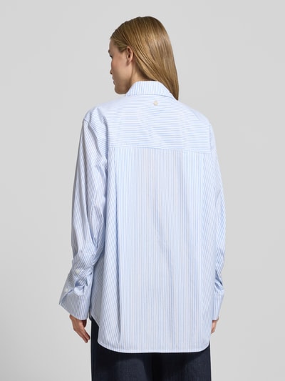 JOOP! Overhemdblouse met knoopsluiting, model 'Benice' Lichtblauw - 5