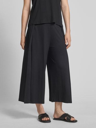 Armedangels Relaxed Fit Weite Hose aus Viskose-Elasthan-Mix Black 4