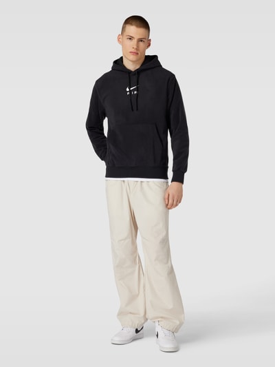Nike Bluza z kapturem i nadrukiem z logo model ‘POLAR’ Czarny 1