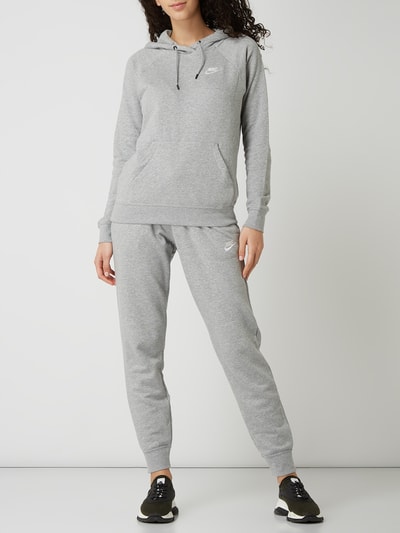 Nike Hoodie mit Logo-Stickerei Dunkelgrau 1