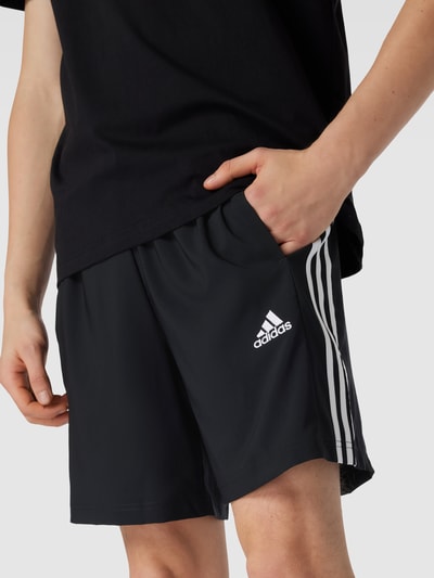 ADIDAS SPORTSWEAR Szorty z wyhaftowanym logo Czarny 3