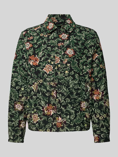 Les Deux Regular fit overhemdjack met kentkraag, model 'Jaiden' Zwart - 2