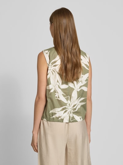 Marc O'Polo Cropped Blusentop aus leichtem Baumwoll-Voile Lind 5