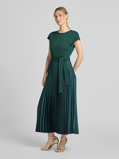 Weekend Max Mara regular fit vrijetijdsjurk met plooirok model 'GELA' Donkergroen - 1