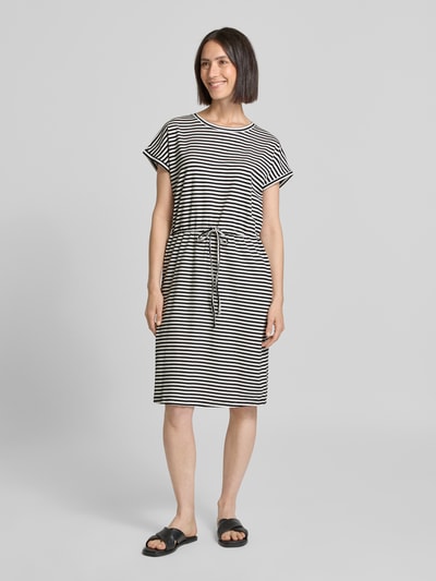 B.Young Knielanges Kleid mit Tunnelzug Modell 'PANDINNA' Black 1
