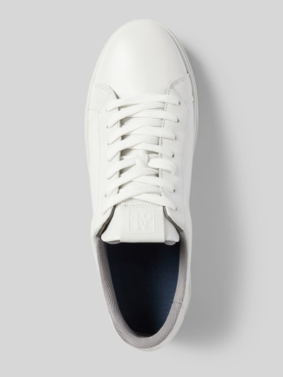 Marc O'Polo Low Top Sneaker aus Rindleder Weiss 3