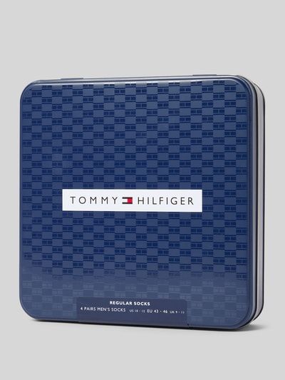 Tommy Hilfiger Zestaw skarpet z mieszanki bawełny  Jeansowy niebieski 3