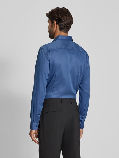 Jake*s Slim Fit Business-Hemd mit Strukturmuster Royal 5