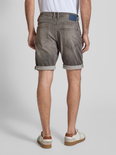 Tom Tailor Regular fit bermuda met 5-pocketmodel Middengrijs - 5