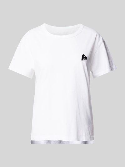 Zadig & Voltaire T-shirt met motief- en labelstitching, model 'MARTA' Wit - 2