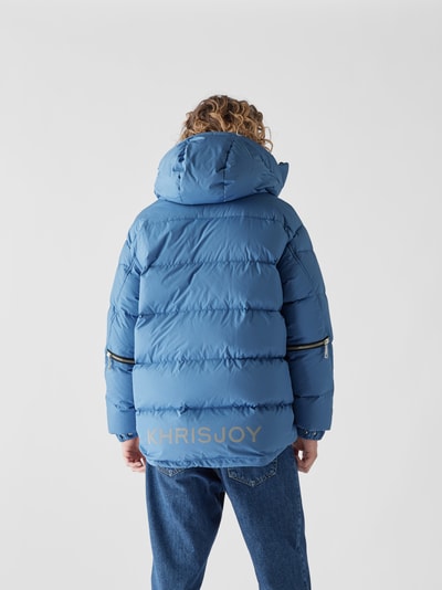 Khrisjoy Daunenjacke mit Kapuze Jeansblau 5