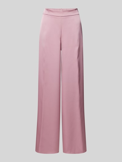 V by Vera Mont Wide Leg Stoffhose mit elastischem Bund Rosa 1