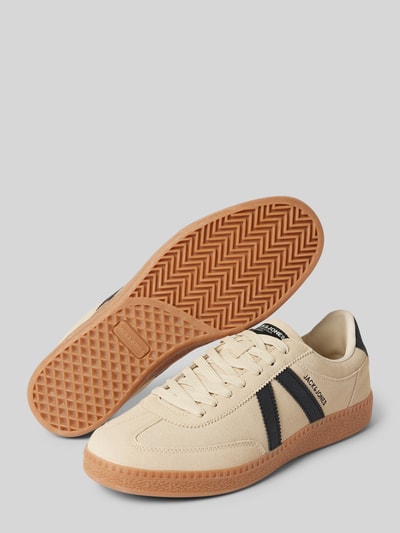 Jack & Jones Sneaker mit Label-Print Modell 'KIRK' Taupe 4