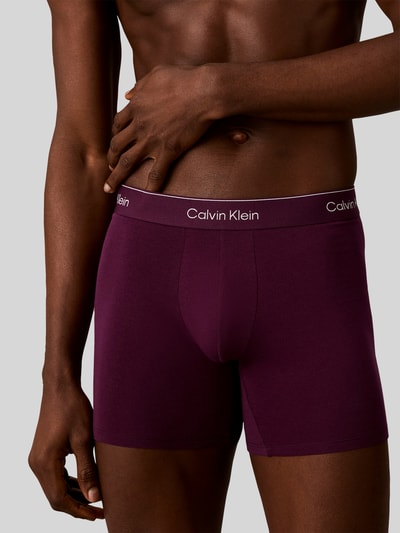 Calvin Klein Underwear Pant & Trunk aus Baumwoll-Mix im 3er-Pack Modell 'BOXER BRIEF' Hellgrau 5