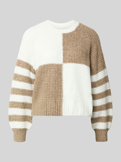 Apricot Gebreide pullover met ronde hals Offwhite - 2