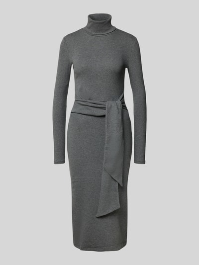 Lauren Ralph Lauren Strickkleid mit Rollkragen Modell 'VAUREEN' Mittelgrau 2