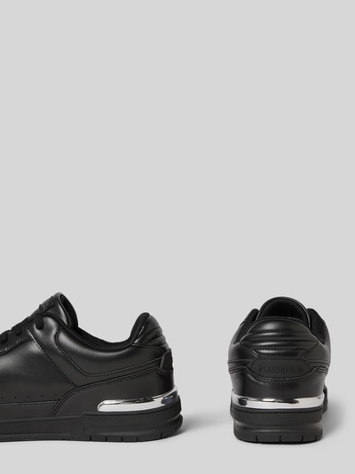 PLEIN SPORT Sneakers van leer met vetersluiting, model 'VIPER II'  - 2