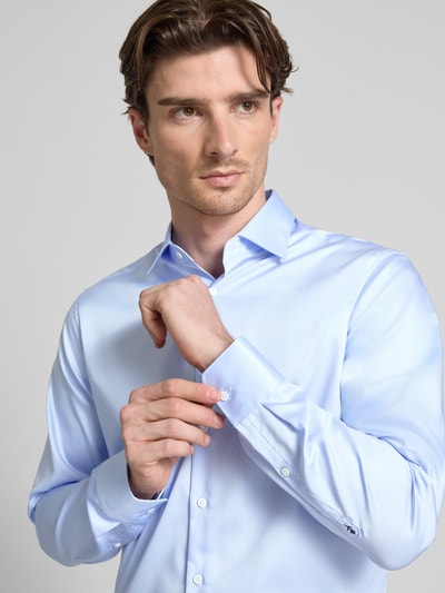 SEIDENSTICKER REGULAR FIT Regular Fit Business-Hemd mit Knopfleiste Bleu 3