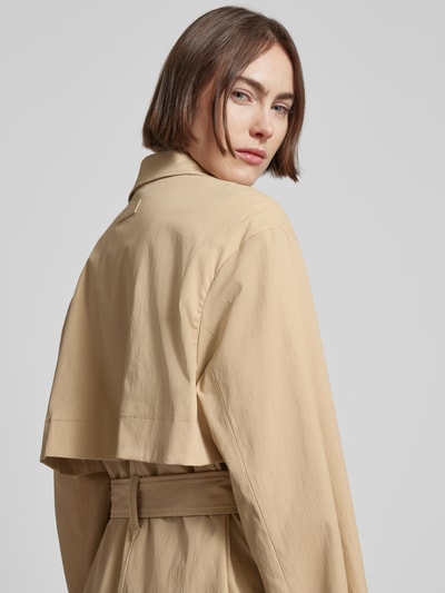 Tom Tailor Trenchcoat met strikceintuur Beige - 3