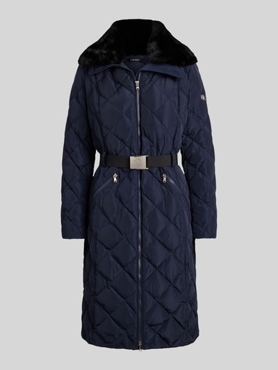 Lauren Ralph Lauren Steppmantel mit abnehmbarem Taillengürtel Dunkelblau 2